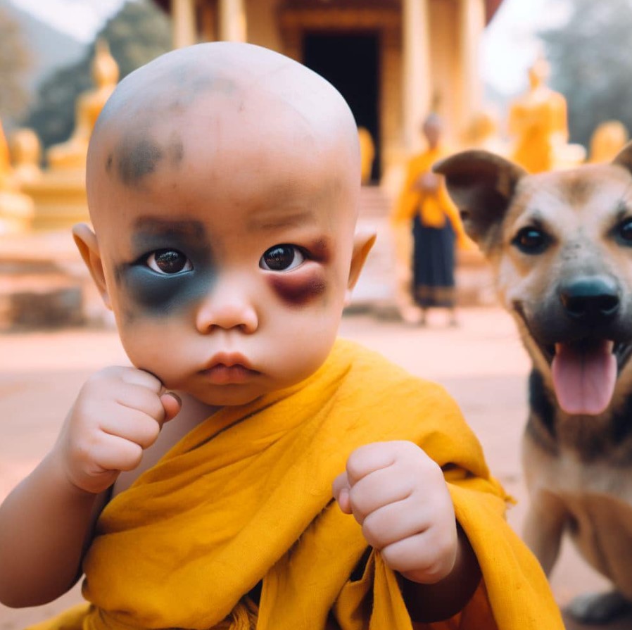 Delicia hilarante: los bebés que prueban artes marciales provocan risas y alegría en imágenes adorables