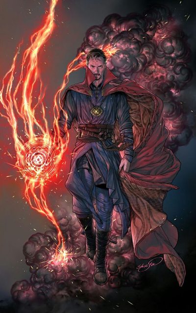 Doctor Strange: Mysterious and mystical superhero, coming out of the pages of Marvel's comic books. Created by creative geniuses Stan Lee and Steve Ditko in 1963, Doctor Strange possesses incredible magical powers and serves as the Sorcerer Supreme, protecting our world from dangers. from another world. With his mastery of the mystical arts, he delves into the realms of space, manipulates time, and battles formidable foes. #DrStrange #MysticalJourney #MasterOfTheMysticArts #DimensionalRealm #TimeManipulation