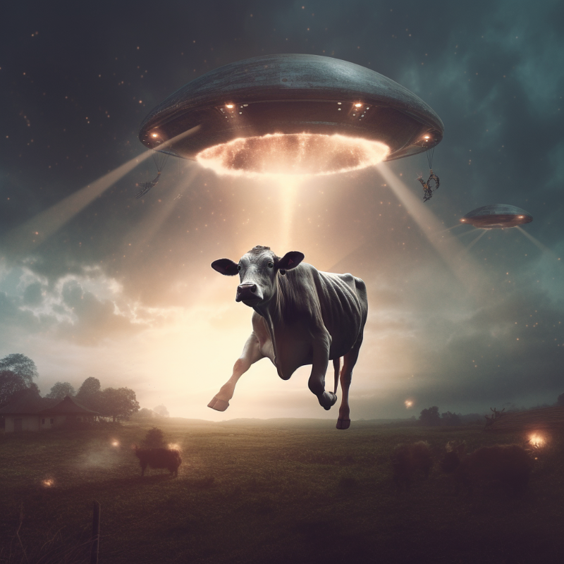 Noticias de actualidad: Recientemente, un artículo informó sobre las desapariciones de vacas relacionadas con ovnis (UFO) en América del Sur.